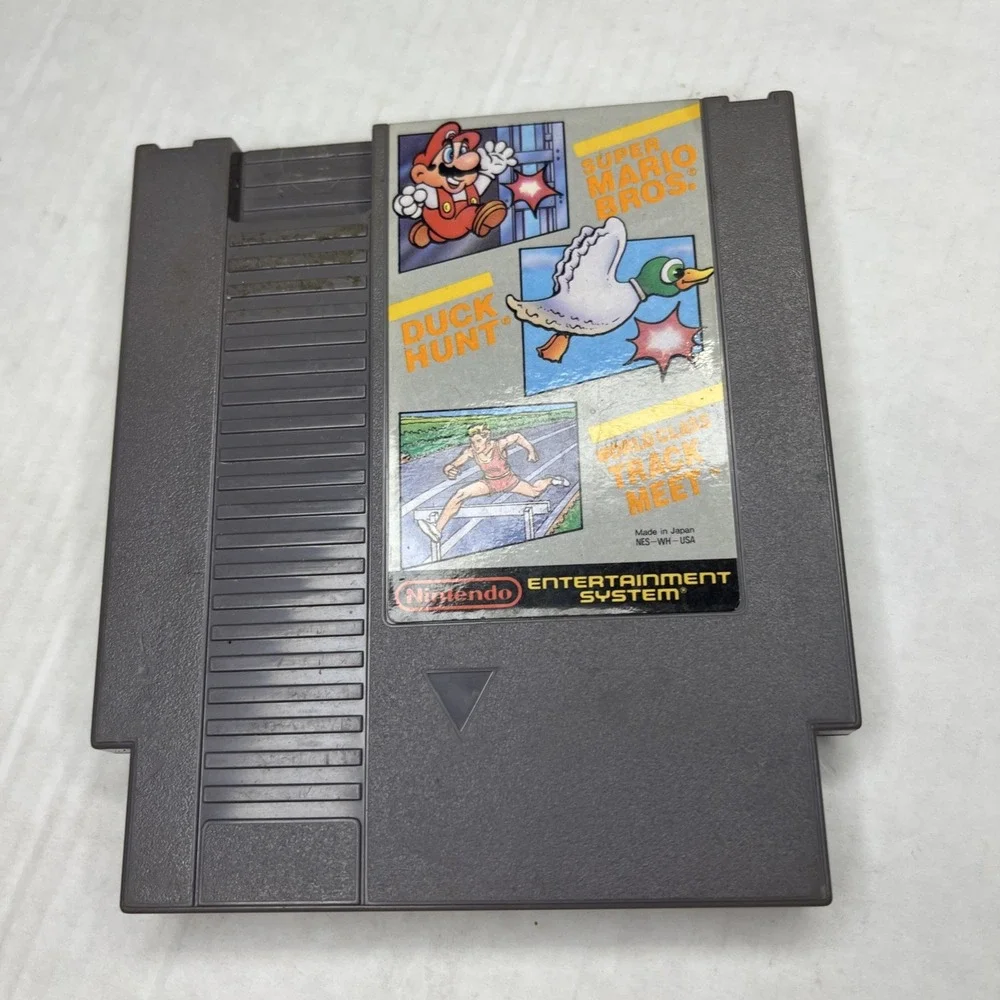 Super Mario Bros Duck Hunt World Class Track Meet - NES - Cartridge Only